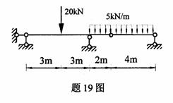 全国2009年4月高等教育自学考试结构力学（一）试(图17)